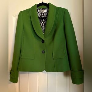 Tahari green blazer